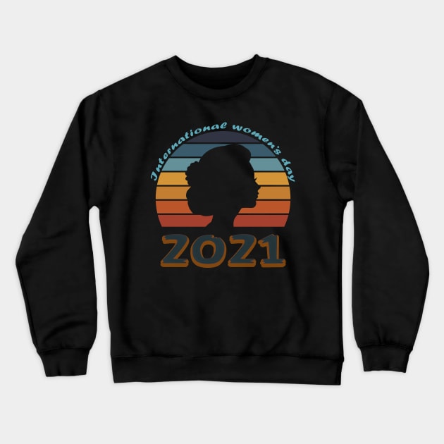 international womens day Crewneck Sweatshirt by TeeZona